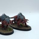 Warhammer Age of Sigmar: Blades of Khorne Flesh Hounds - Well Painted (AH193)
