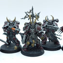 Warhammer 40k: Chaos Space Marines Word Bearers Chosen - Painted (AA236)