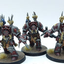 Warhammer 40k: Chaos Space Marines Word Bearers Terminators - Well Painted (BN018)