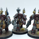 Warhammer 40k: Chaos Space Marines Word Bearers Terminators - Well Painted (BN018)