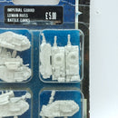 Warhammer Epic 40k: Metal Imperial Leman Russ Battle Tanks OOP BNIB (BN082)