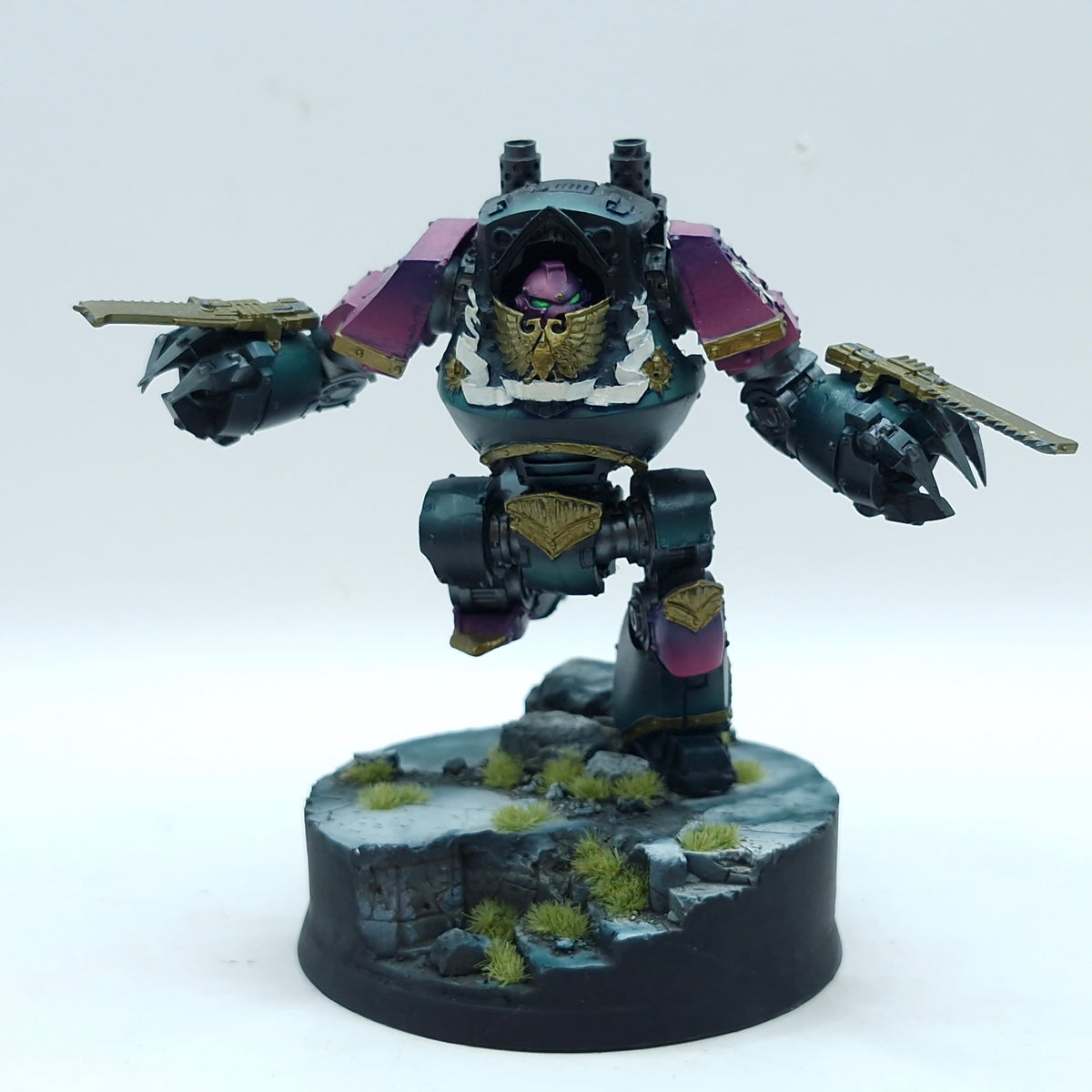 Warhammer Horus Heresy: Space Marines Emperor's Children Contemptor Dreadnought - Well Painted (BN129)