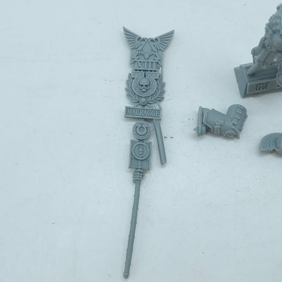 Warhammer Horus Heresy: Space Marines Ultramarines Remus Ventanus - Missing Arm and Backpack (AC191)