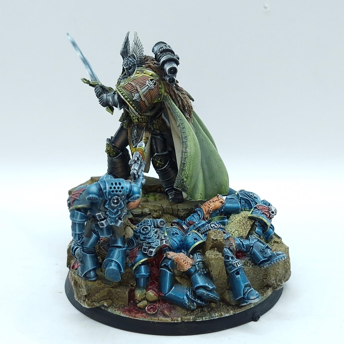 Warhammer Horus Heresy: Space Marines Dark Angels Primarch Lion El'Jonson - Pro Painted (BTZ09)