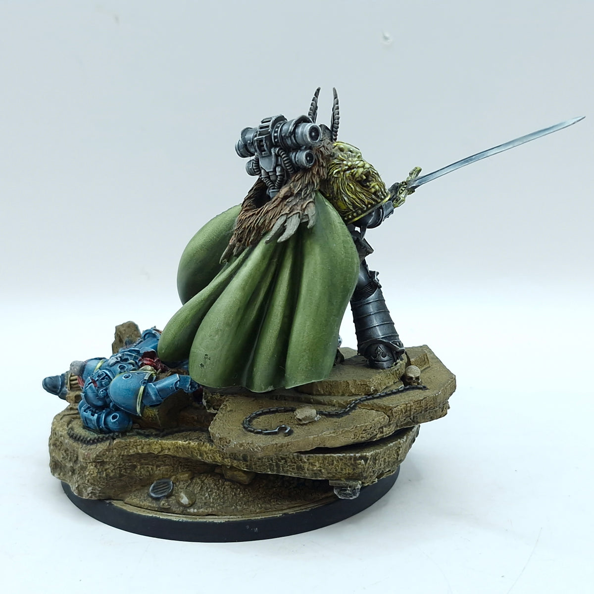 Warhammer Horus Heresy: Space Marines Dark Angels Primarch Lion El'Jonson - Pro Painted (BTZ09)