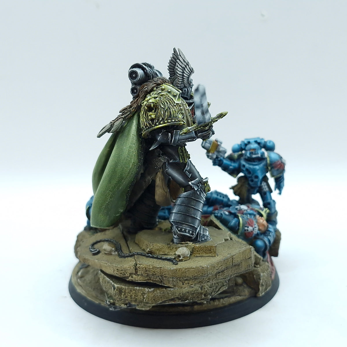 Warhammer Horus Heresy: Space Marines Dark Angels Primarch Lion El'Jonson - Pro Painted (BTZ09)
