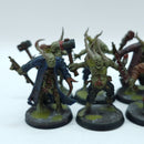 Warhammer 40k: Death Guard Poxwalkers - Painted (BI167)