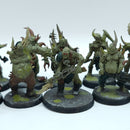 Warhammer 40k: Death Guard Poxwalkers - Painted (BH114)