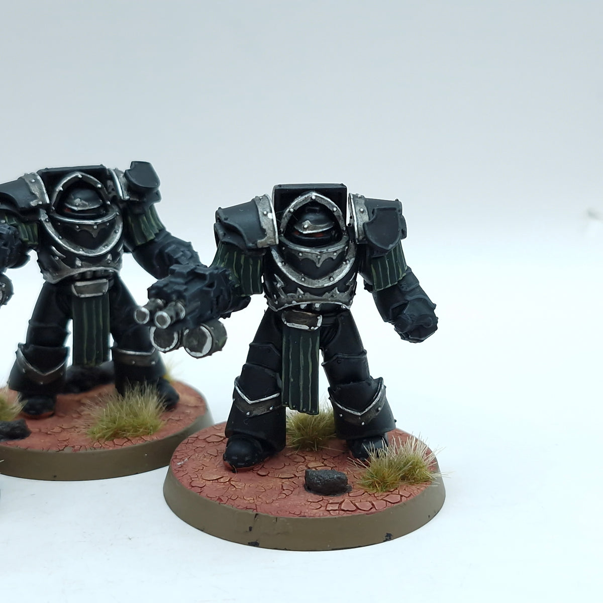 Warhammer Horus Heresy: Space Marines Dark Angels Cataphractii Terminators - Painted (BTC22)