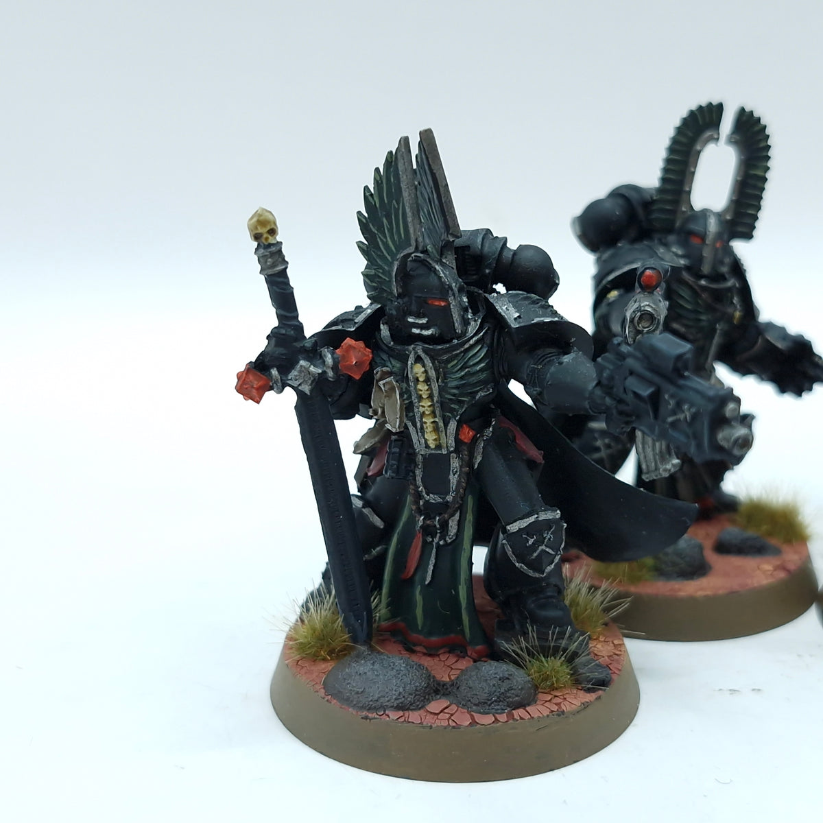 Warhammer Horus Heresy: Space Marines Dark Angels Deathwing Companions - Painted (BTC12)