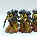 Warhammer Horus Heresy: Space Marines Imperial Fists MKVI Assault Squad - Well Painted (BP017)