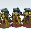 Warhammer Horus Heresy: Space Marines Imperial Fists MKVI Assault Squad - Well Painted (BP017)