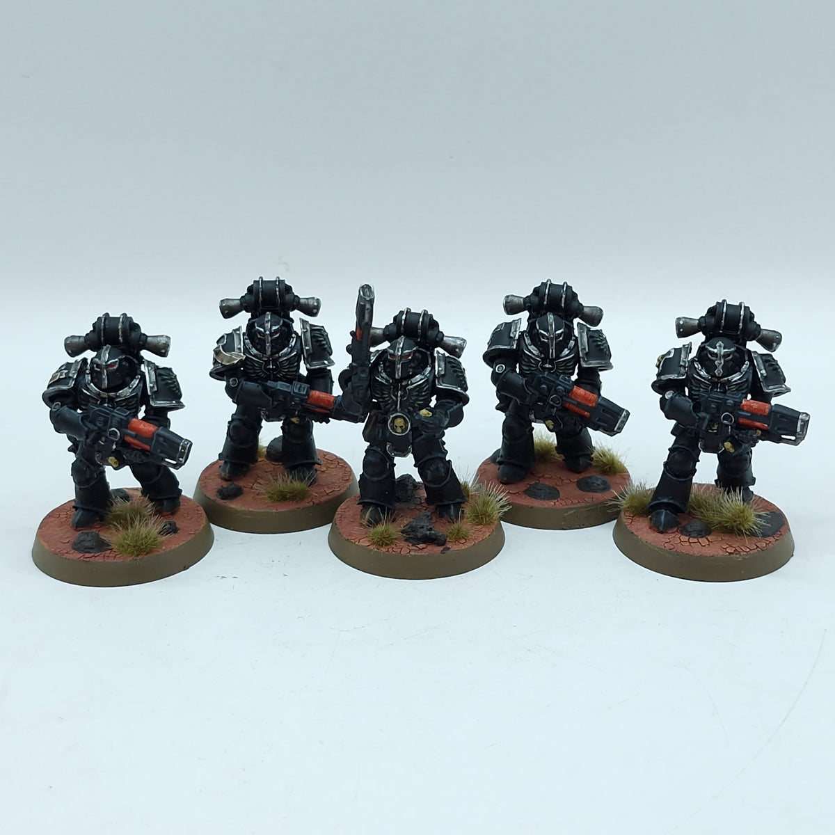 Warhammer Horus Heresy: Space Marines Dark Angels Dreadwing Interemptor Squad - Painted (BTC20)