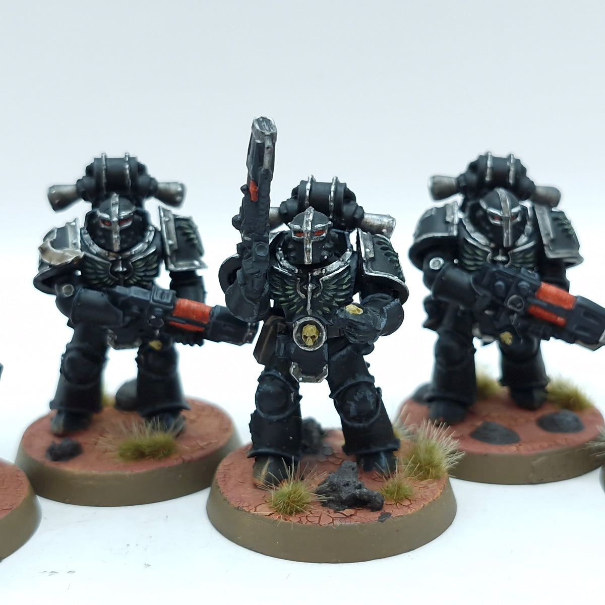 Warhammer Horus Heresy: Space Marines Dark Angels Dreadwing Interemptor Squad - Painted (BTC20)