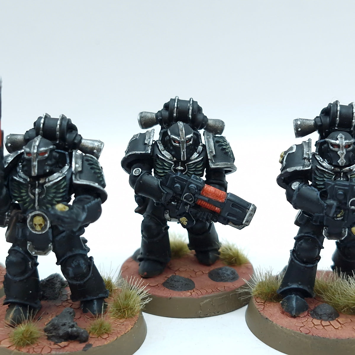 Warhammer Horus Heresy: Space Marines Dark Angels Dreadwing Interemptor Squad - Painted (BTC20)