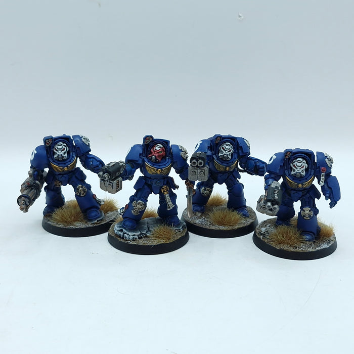 Warhammer 40k: Space Marines Ultramarines Termaintors - Painted (AH153)