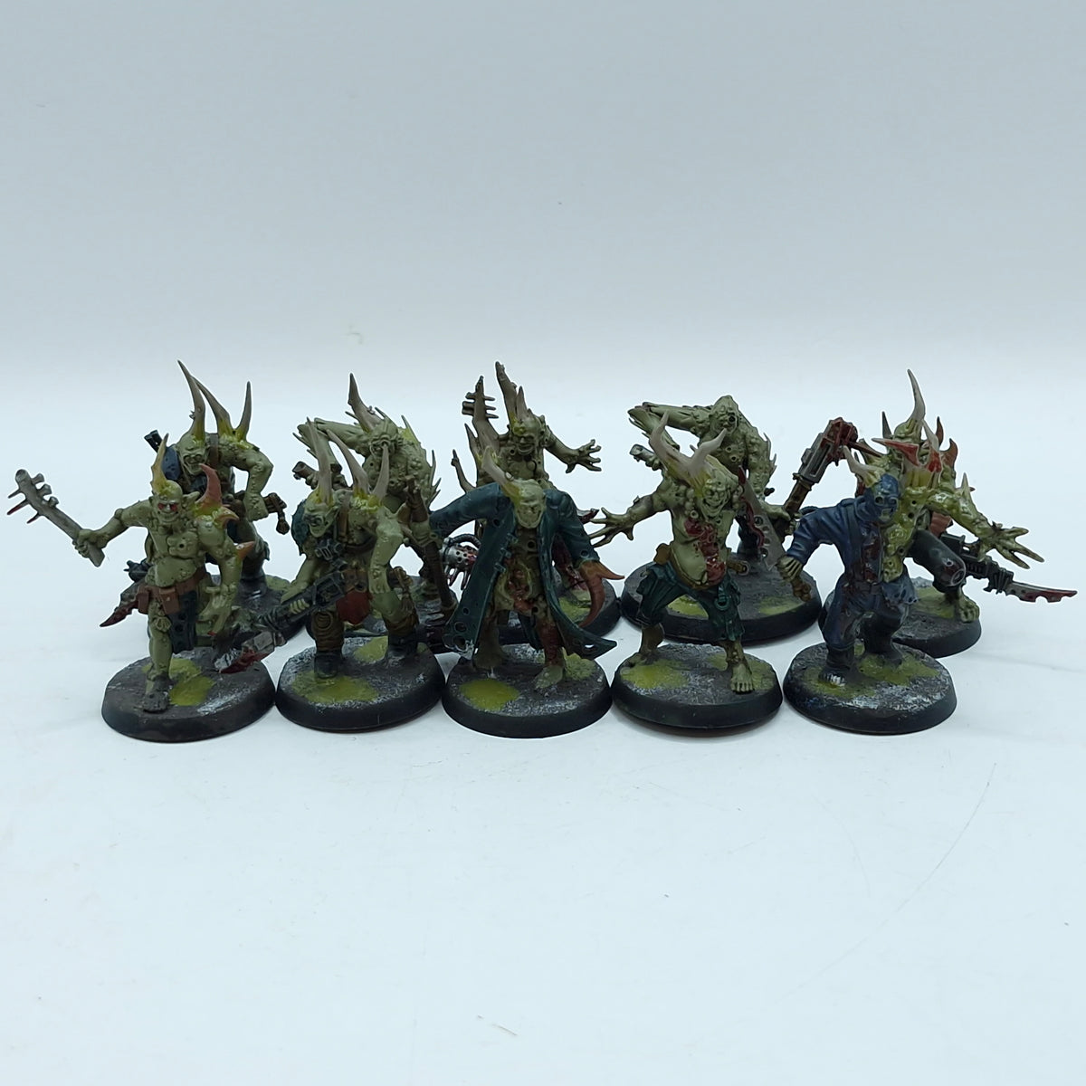 Warhammer 40k: Death Guard Poxwalkers - Painted (AD072)