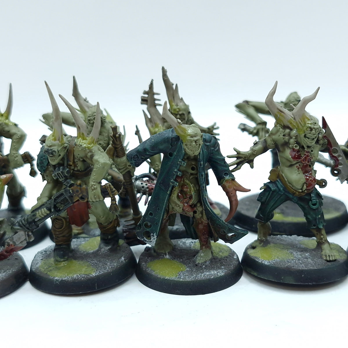 Warhammer 40k: Death Guard Poxwalkers - Painted (AD072)