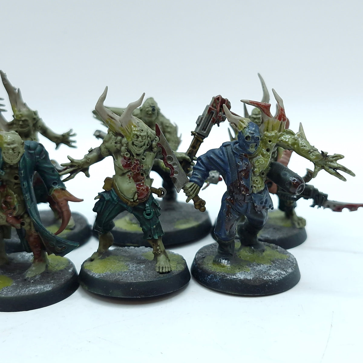 Warhammer 40k: Death Guard Poxwalkers - Painted (AD072)