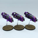 Warhammer Horus Heresy: Space Marines Emperor's Children Scimitar Jetbikes - Well Painted (AE227)