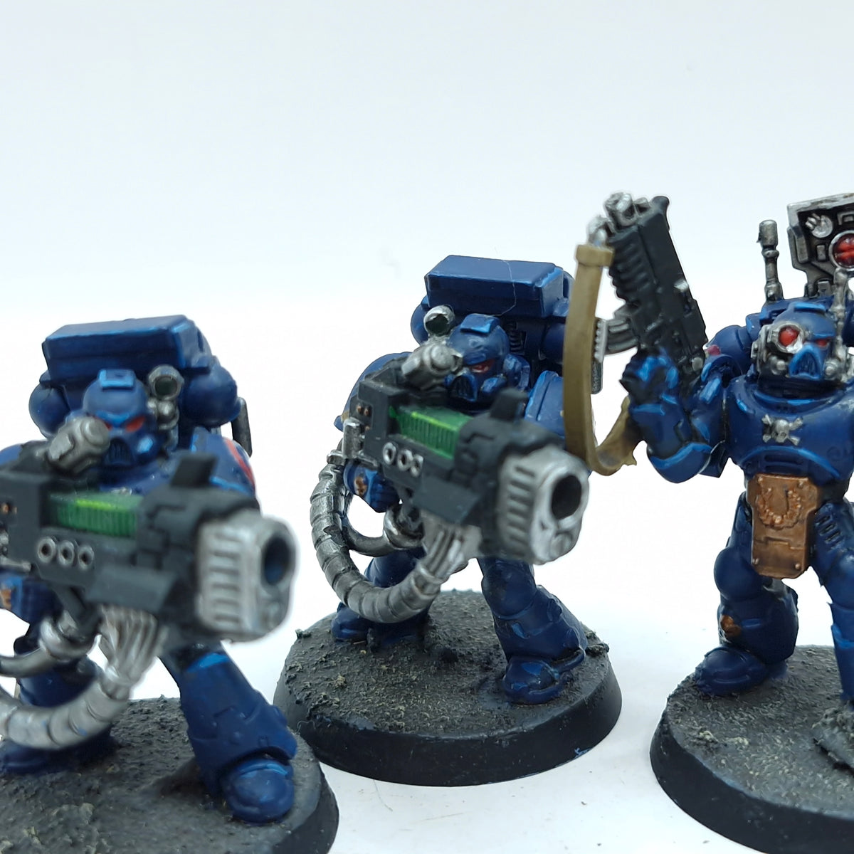 Warhammer 40k: Space Marines Crimson Fists Devastator Squad - Painted (AI054)