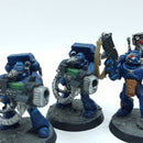 Warhammer 40k: Space Marines Crimson Fists Devastator Squad - Painted (AI054)