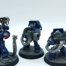 Warhammer 40k: Space Marines Crimson Fists Devastator Squad - Painted (AI054)