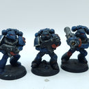 Warhammer 40k: Space Marines Crimson Fists Tactical Squad - Painted (AH205)