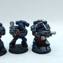 Warhammer 40k: Space Marines Crimson Fists Tactical Squad - Painted (AH205)