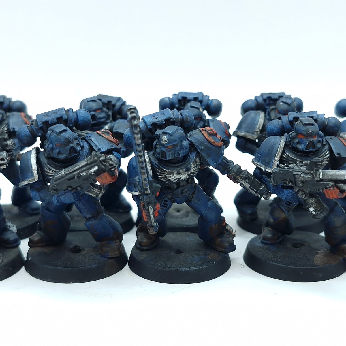 Warhammer 40k: Space Marines Crimson Fists Tactical Squad - Painted (BH203)