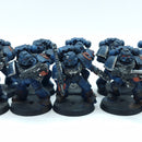 Warhammer 40k: Space Marines Crimson Fists Tactical Squad - Painted (BH203)