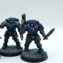 Warhammer 40k: Space Marines Crimson Fists Reivers - Painted (BH163)