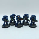 Warhammer 40k: Space Marines Crimson Fists Hellblasters - Painted (BA107)
