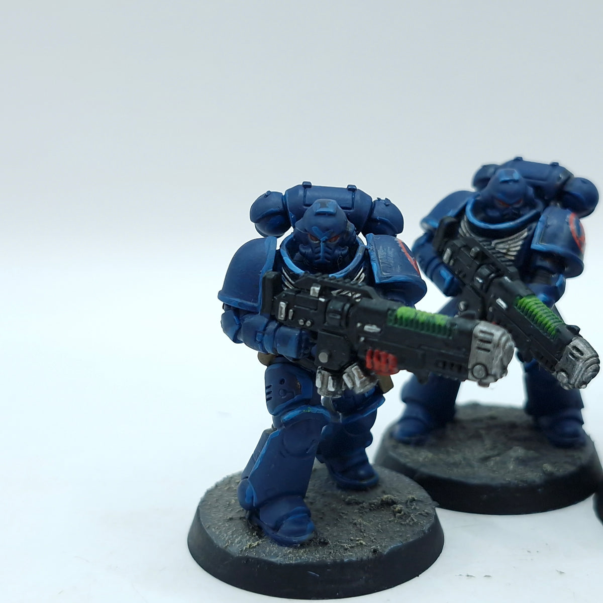 Warhammer 40k: Space Marines Crimson Fists Hellblasters - Painted (BA107)