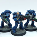 Warhammer 40k: Space Marines Crimson Fists Hellblasters - Painted (BA107)