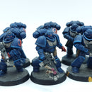 Warhammer 40k: Space Marines Crimson Fists Intercessors - Painted (AH067)