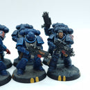 Warhammer 40k: Space Marines Crimson Fists Intercessors - Painted (AH067)