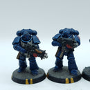 Warhammer 40k: Space Marines Crimson Fists Intercessors - Painted (AH067)