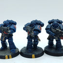 Warhammer 40k: Space Marines Crimson Fists Intercessors - Painted (AH067)