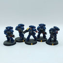 Warhammer 40k: Space Marines Crimson Fists Intercessors - Painted (BC131)