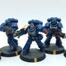 Warhammer 40k: Space Marines Crimson Fists Intercessors - Painted (BC131)