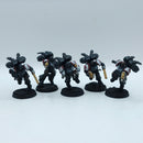Warhammer 40k: Space Marines Black Templars Jump Pack Intercessors - Painted (AA178)