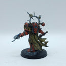 Warhammer 40k: Chaos Space Marines Red Corsairs Reave Captain - Painted (BA042)