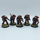 Warhammer 40k: Space Marines Blood Angels Assault Intercessors - Pro Painted (BN111)