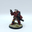 Warhammer 40k: Space Marines Blood Angels Captain - Pro Painted (AJ158)