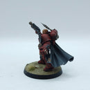 Warhammer 40k: Space Marines Blood Angels Captain - Pro Painted (AJ158)
