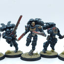 Warhammer 40k: Space Marines Blood Angels Jump Pack Intercessors - Pro Painted (AA195)