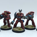 Warhammer 40k: Space Marines Blood Angels Hellblasters - Pro Painted (AZ150)