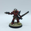 Warhammer 40k: Space Marines Blood Angels Captain - Pro Painted (AT099)