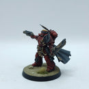 Warhammer 40k: Space Marines Blood Angels Captain - Pro Painted (AT099)